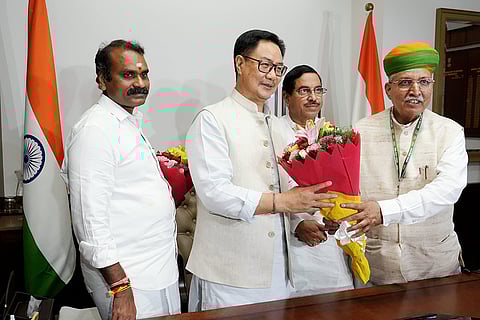 Kiren Rijiju takes charge